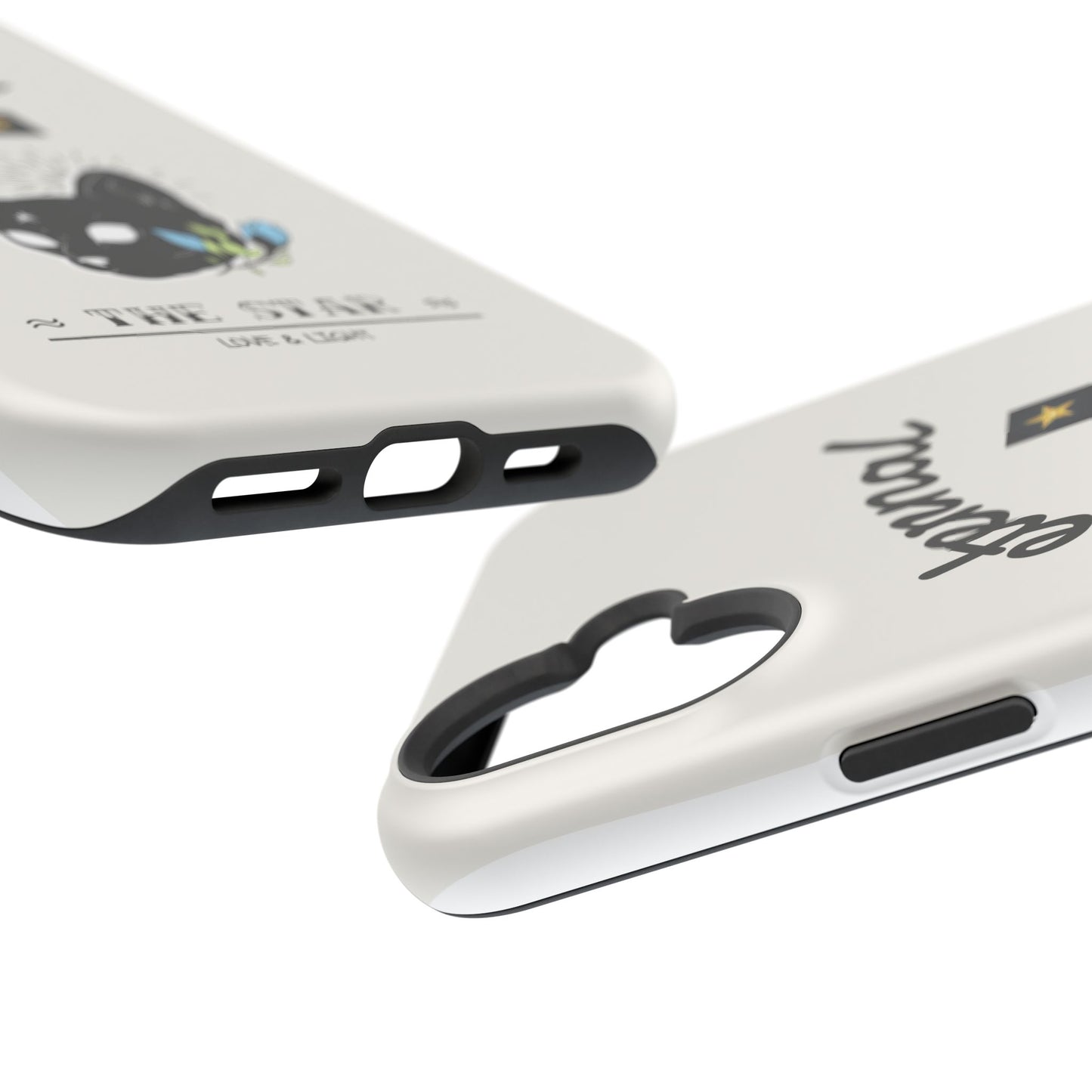 Eternal Star Cat Phone Case - Impact-Resistant, Gift for Cat Lovers, Trendy Accessory, Customizable Design, Modern Phone Protection