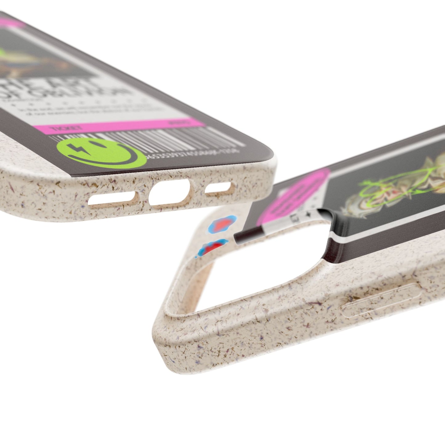 Biodegradable Phone Cases, Eco-Friendly Tech Accessories, Artistic Phone Cover, Sustainable Gift for Creatives, Unique Cell Phone Case