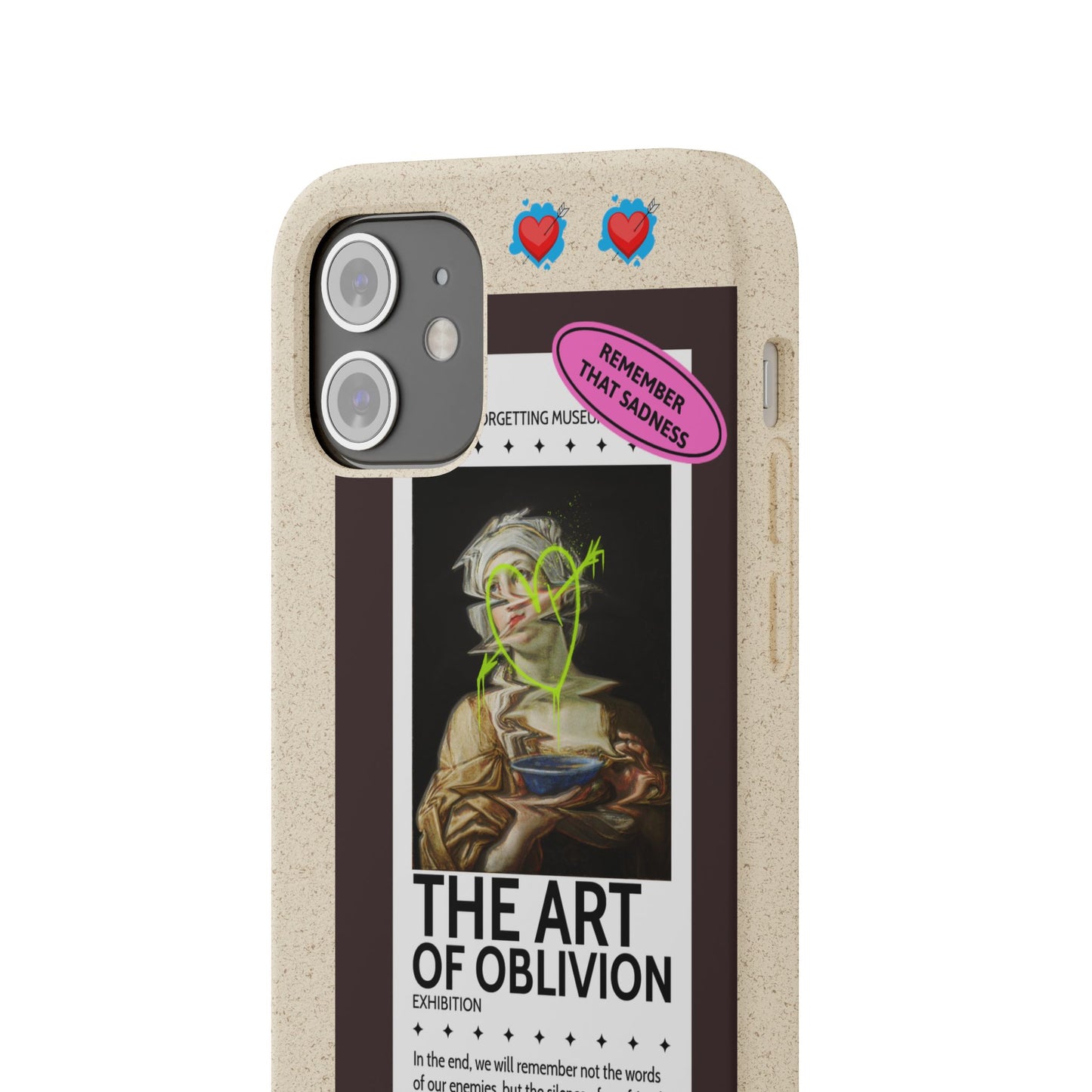 Biodegradable Phone Cases, Eco-Friendly Tech Accessories, Artistic Phone Cover, Sustainable Gift for Creatives, Unique Cell Phone Case