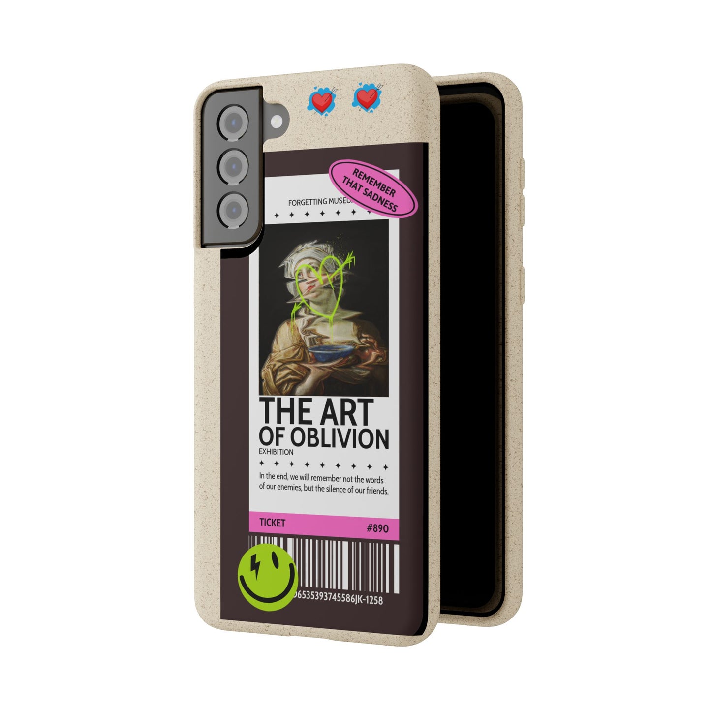 Biodegradable Phone Cases, Eco-Friendly Tech Accessories, Artistic Phone Cover, Sustainable Gift for Creatives, Unique Cell Phone Case