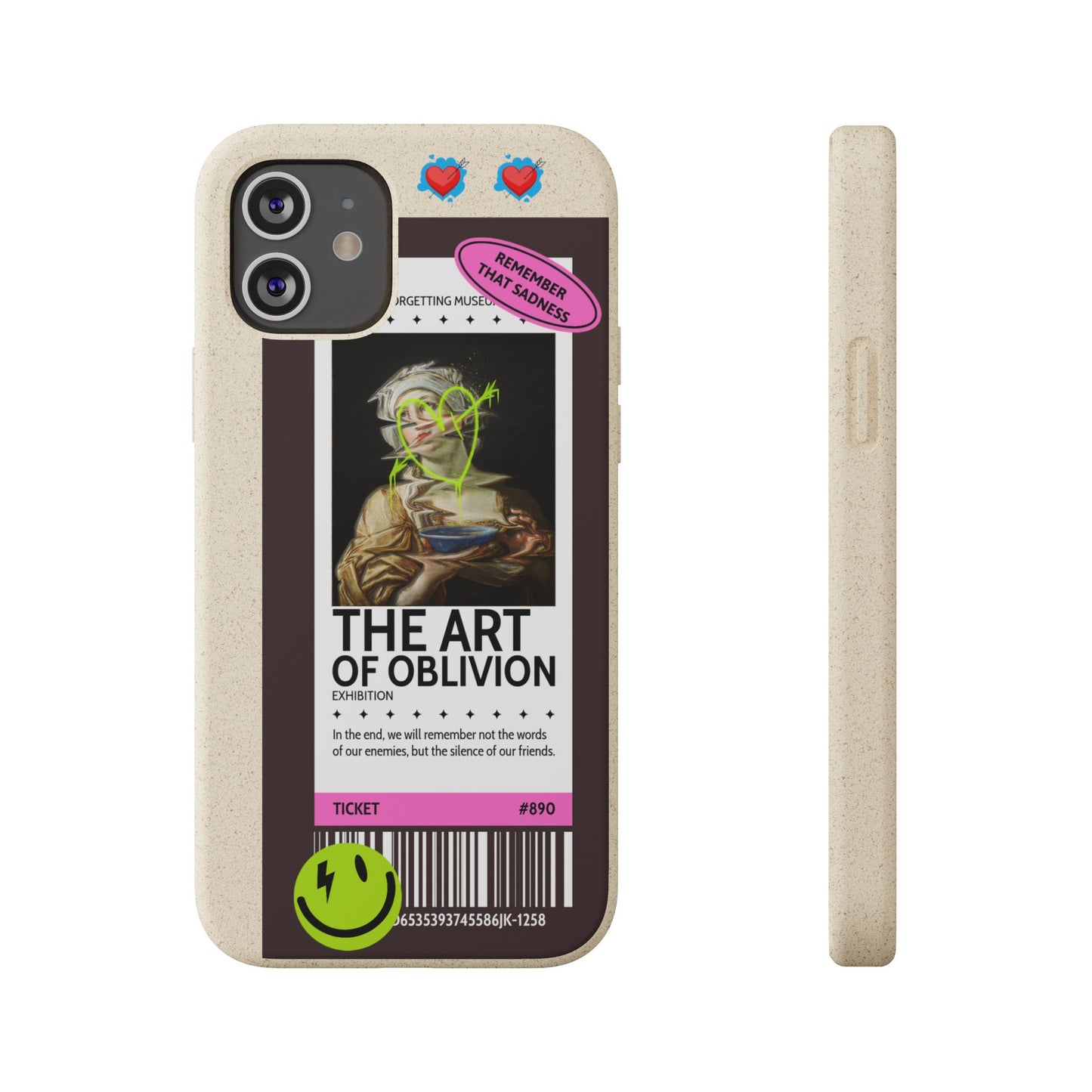 Biodegradable Phone Cases, Eco-Friendly Tech Accessories, Artistic Phone Cover, Sustainable Gift for Creatives, Unique Cell Phone Case