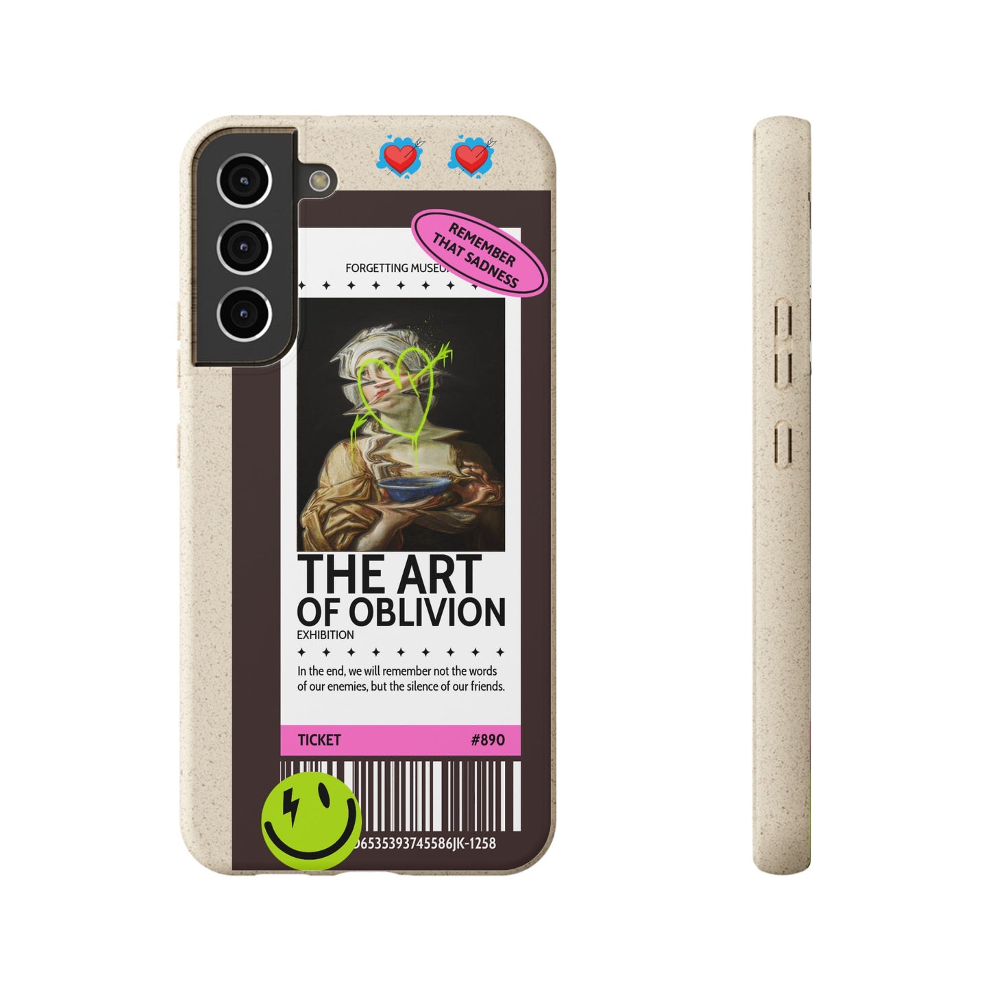 Biodegradable Phone Cases, Eco-Friendly Tech Accessories, Artistic Phone Cover, Sustainable Gift for Creatives, Unique Cell Phone Case