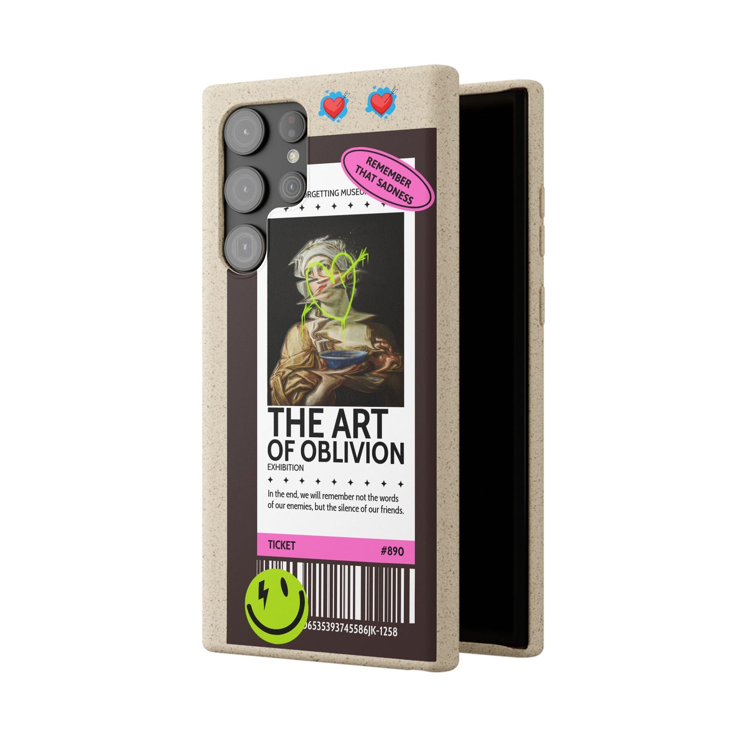 Biodegradable Phone Cases, Eco-Friendly Tech Accessories, Artistic Phone Cover, Sustainable Gift for Creatives, Unique Cell Phone Case