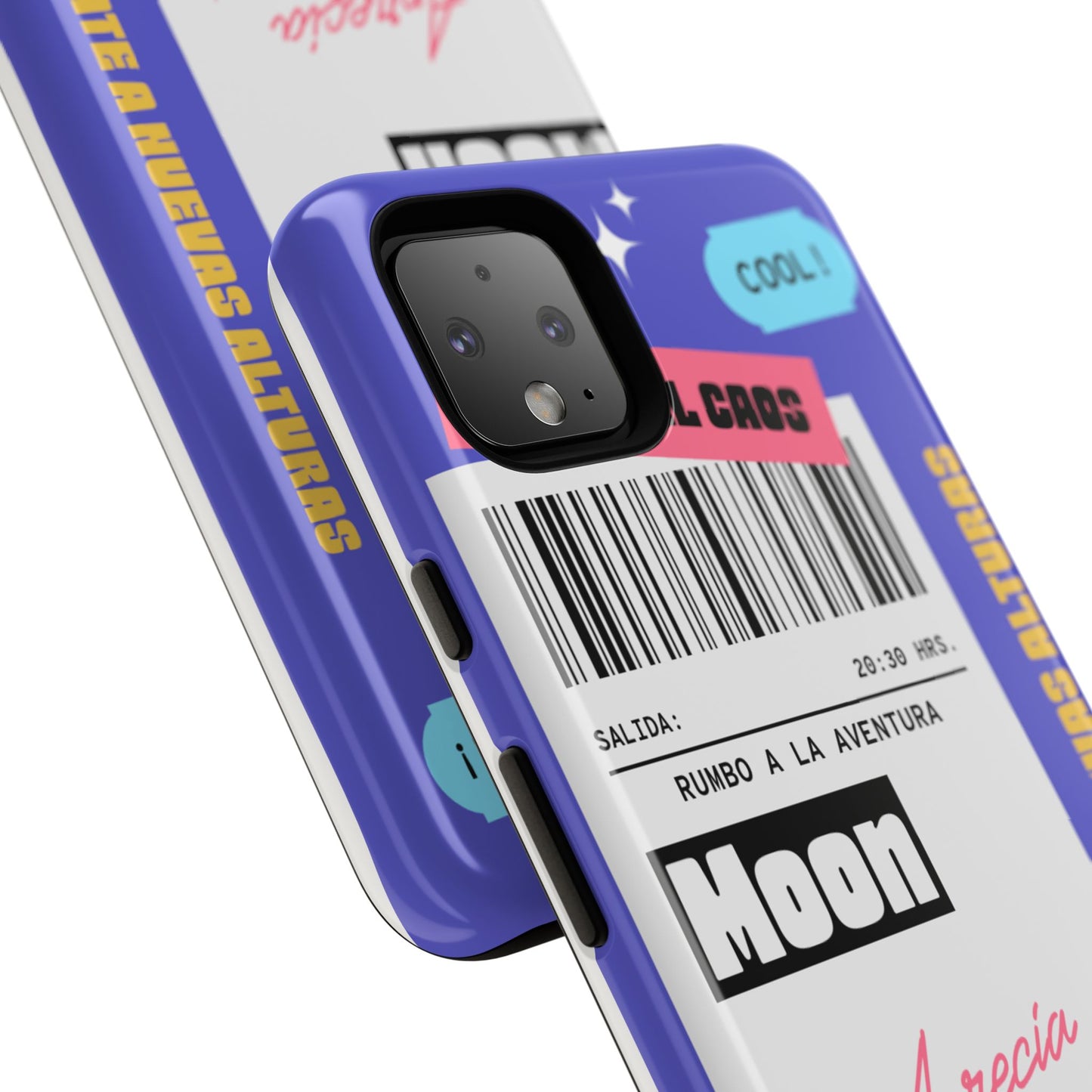 Vibrant Phone Case - Cool and Playful Design for Adventure Seekers, Gift for Students, Trendy Accessories, Phone Protection