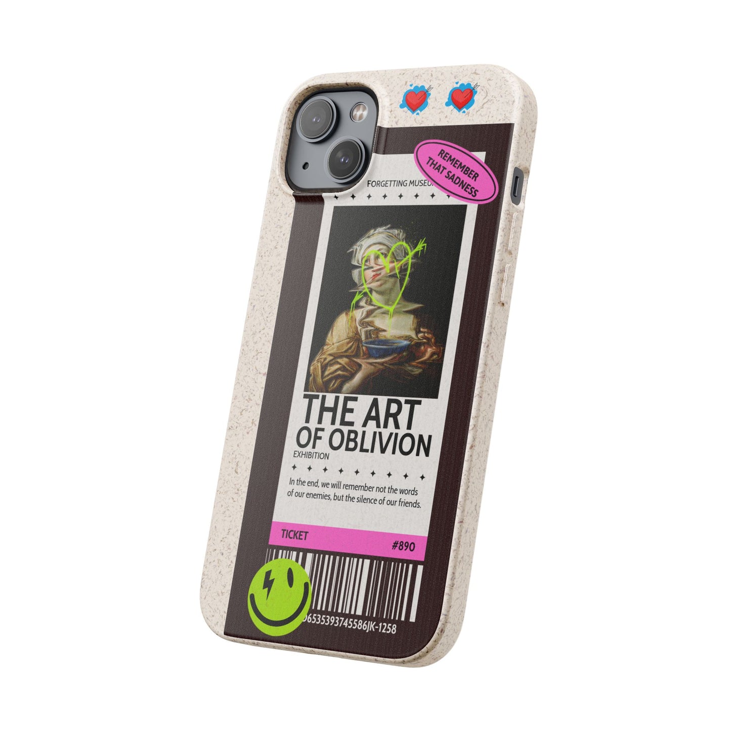 Biodegradable Phone Cases, Eco-Friendly Tech Accessories, Artistic Phone Cover, Sustainable Gift for Creatives, Unique Cell Phone Case