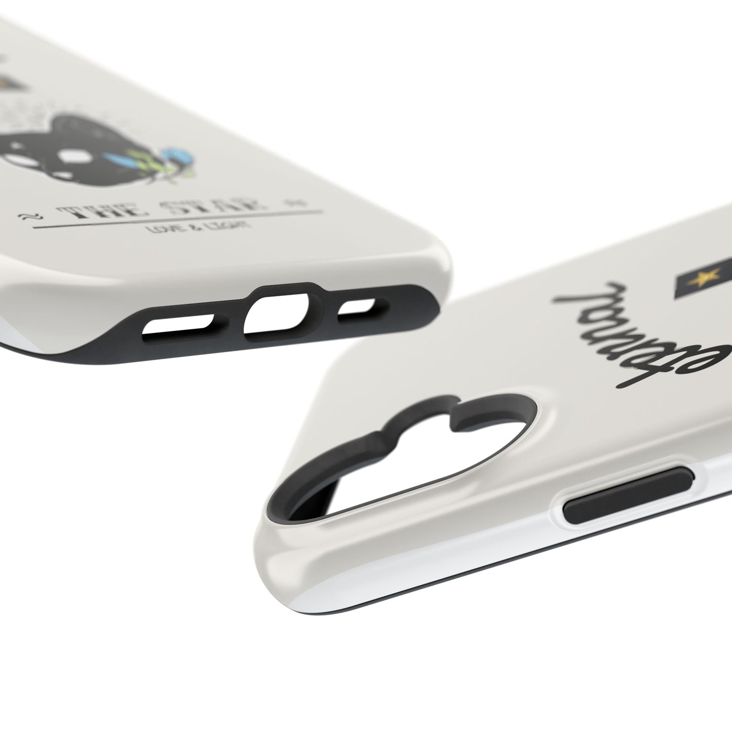 Eternal Star Cat Phone Case - Impact-Resistant, Gift for Cat Lovers, Trendy Accessory, Customizable Design, Modern Phone Protection