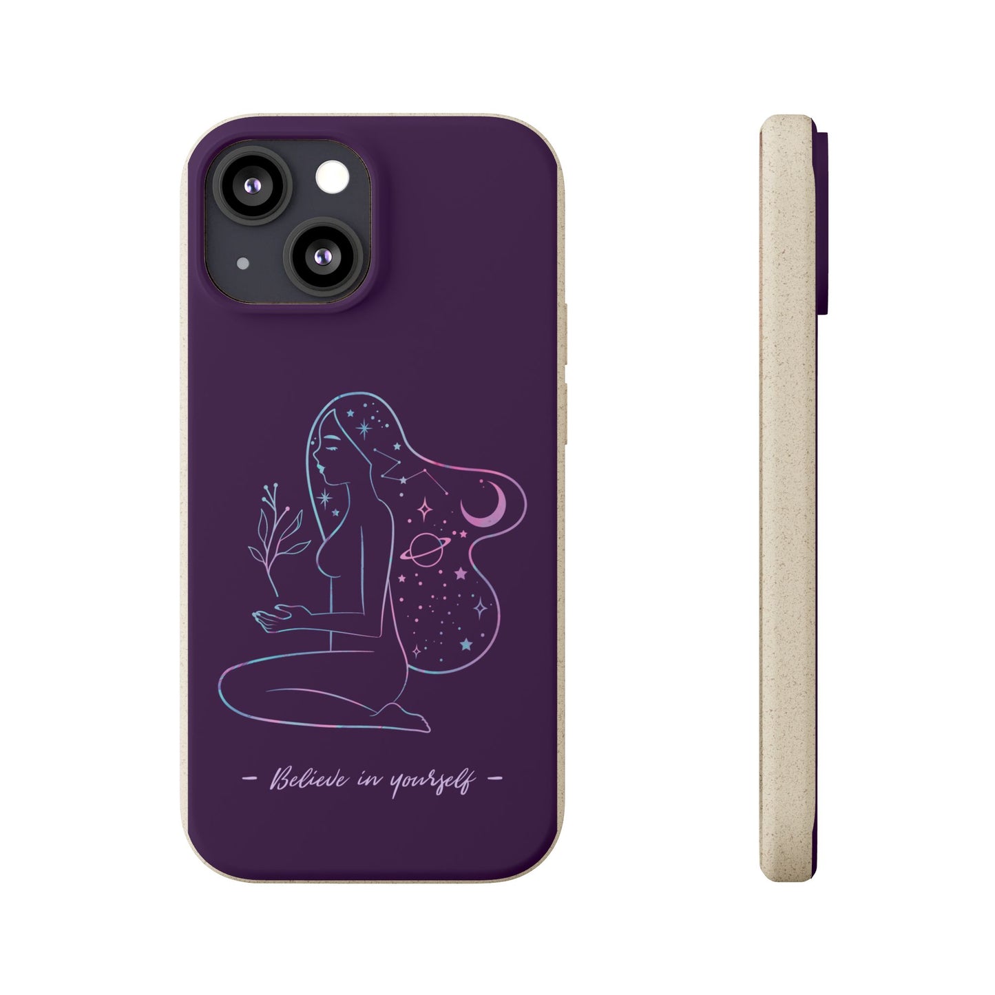 Biodegradable Phone Case with Inspirational Design, Eco-Friendly Protective Cover, Gifts for Nature Lovers, Birthday, Earth Day, [...]