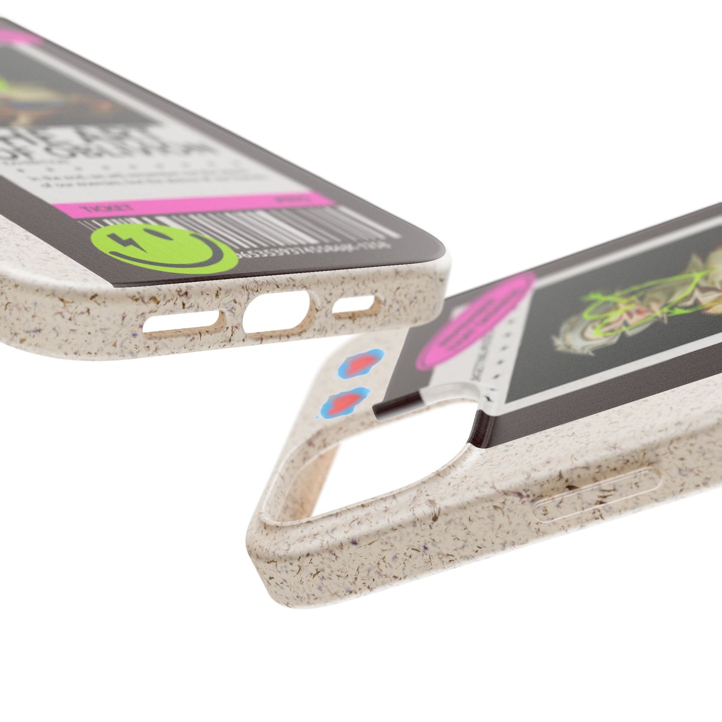 Biodegradable Phone Cases, Eco-Friendly Tech Accessories, Artistic Phone Cover, Sustainable Gift for Creatives, Unique Cell Phone Case