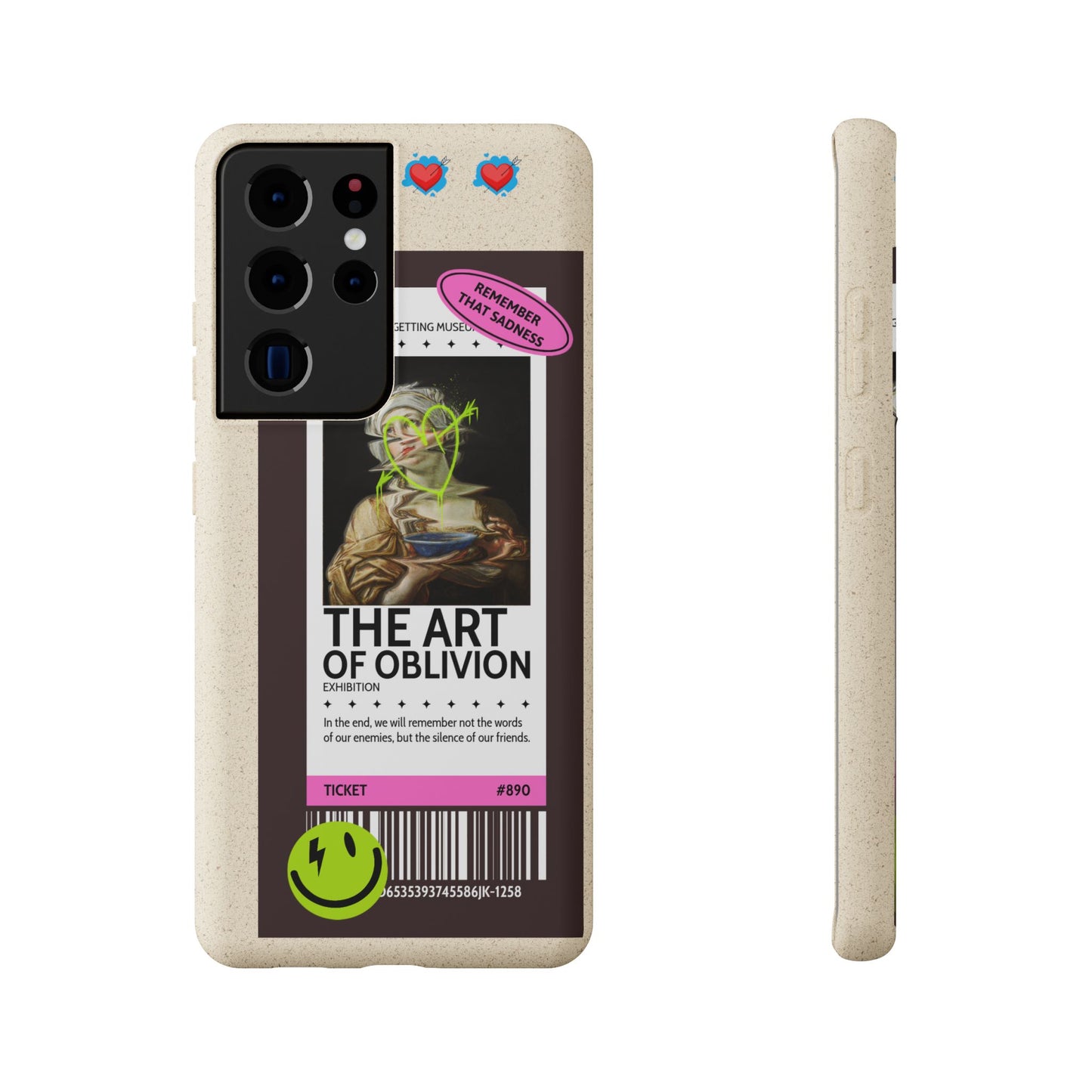 Biodegradable Phone Cases, Eco-Friendly Tech Accessories, Artistic Phone Cover, Sustainable Gift for Creatives, Unique Cell Phone Case