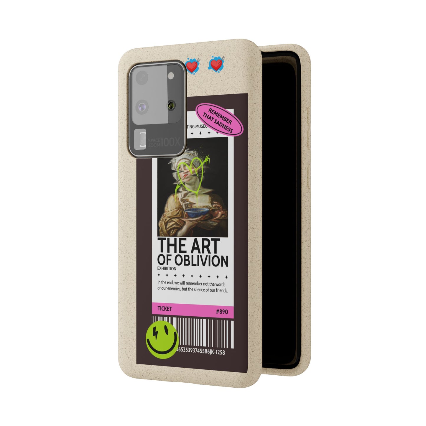 Biodegradable Phone Cases, Eco-Friendly Tech Accessories, Artistic Phone Cover, Sustainable Gift for Creatives, Unique Cell Phone Case