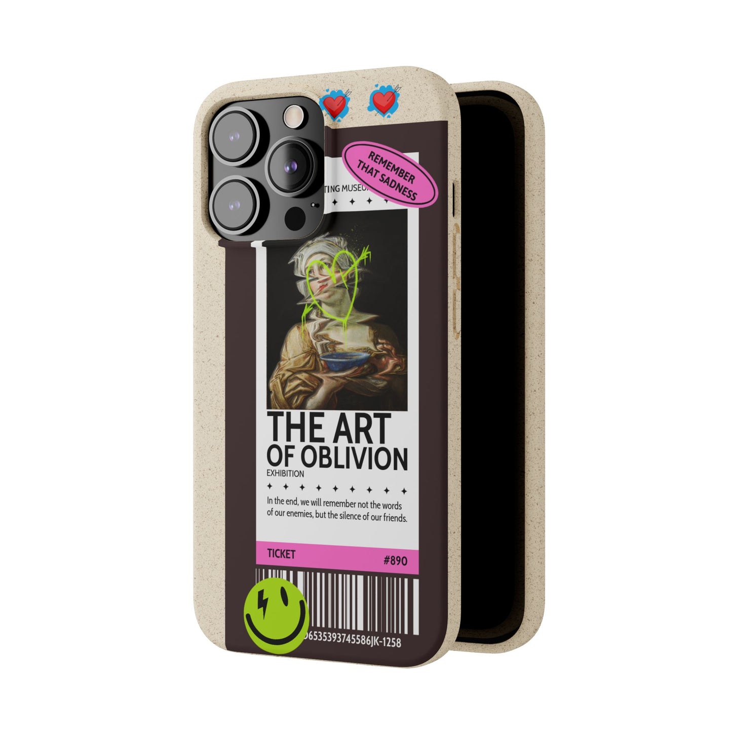 Biodegradable Phone Cases, Eco-Friendly Tech Accessories, Artistic Phone Cover, Sustainable Gift for Creatives, Unique Cell Phone Case