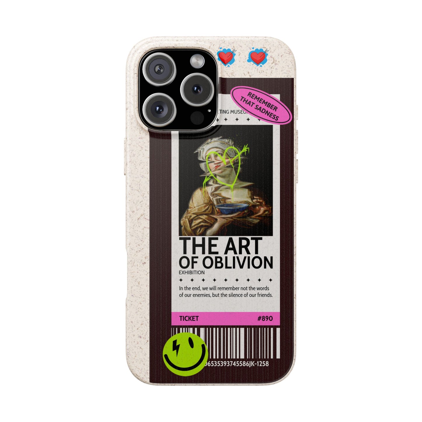 Biodegradable Phone Cases, Eco-Friendly Tech Accessories, Artistic Phone Cover, Sustainable Gift for Creatives, Unique Cell Phone Case