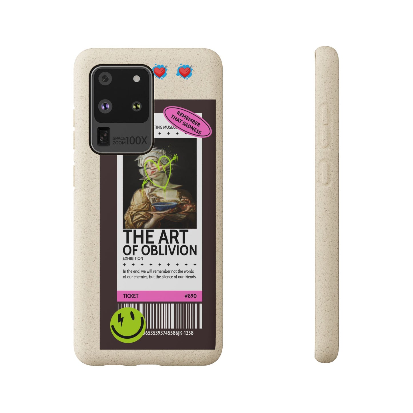 Biodegradable Phone Cases, Eco-Friendly Tech Accessories, Artistic Phone Cover, Sustainable Gift for Creatives, Unique Cell Phone Case