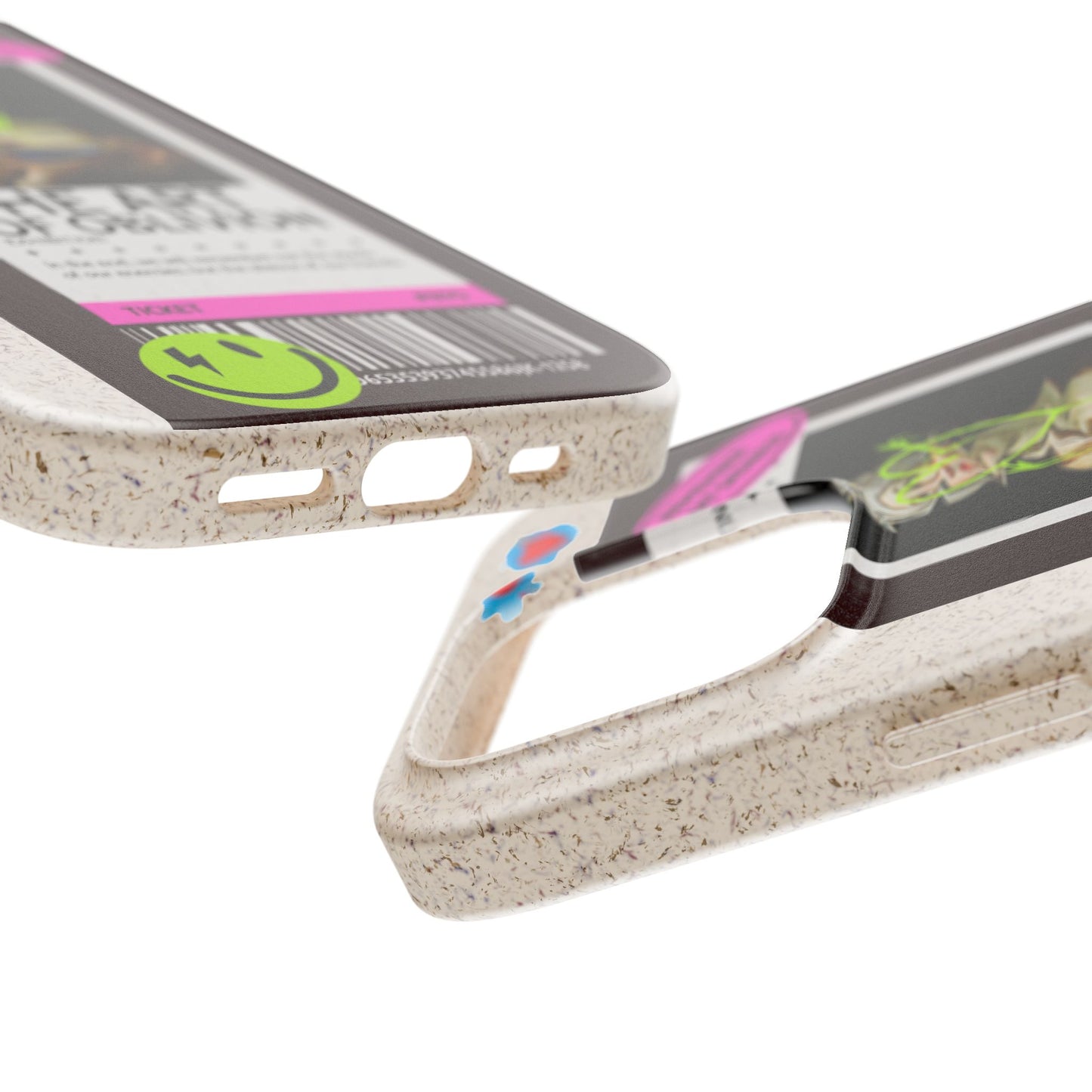 Biodegradable Phone Cases, Eco-Friendly Tech Accessories, Artistic Phone Cover, Sustainable Gift for Creatives, Unique Cell Phone Case