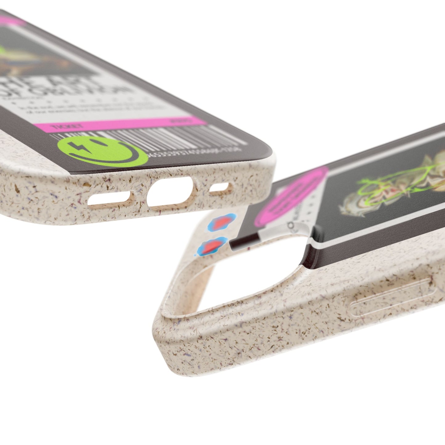 Biodegradable Phone Cases, Eco-Friendly Tech Accessories, Artistic Phone Cover, Sustainable Gift for Creatives, Unique Cell Phone Case