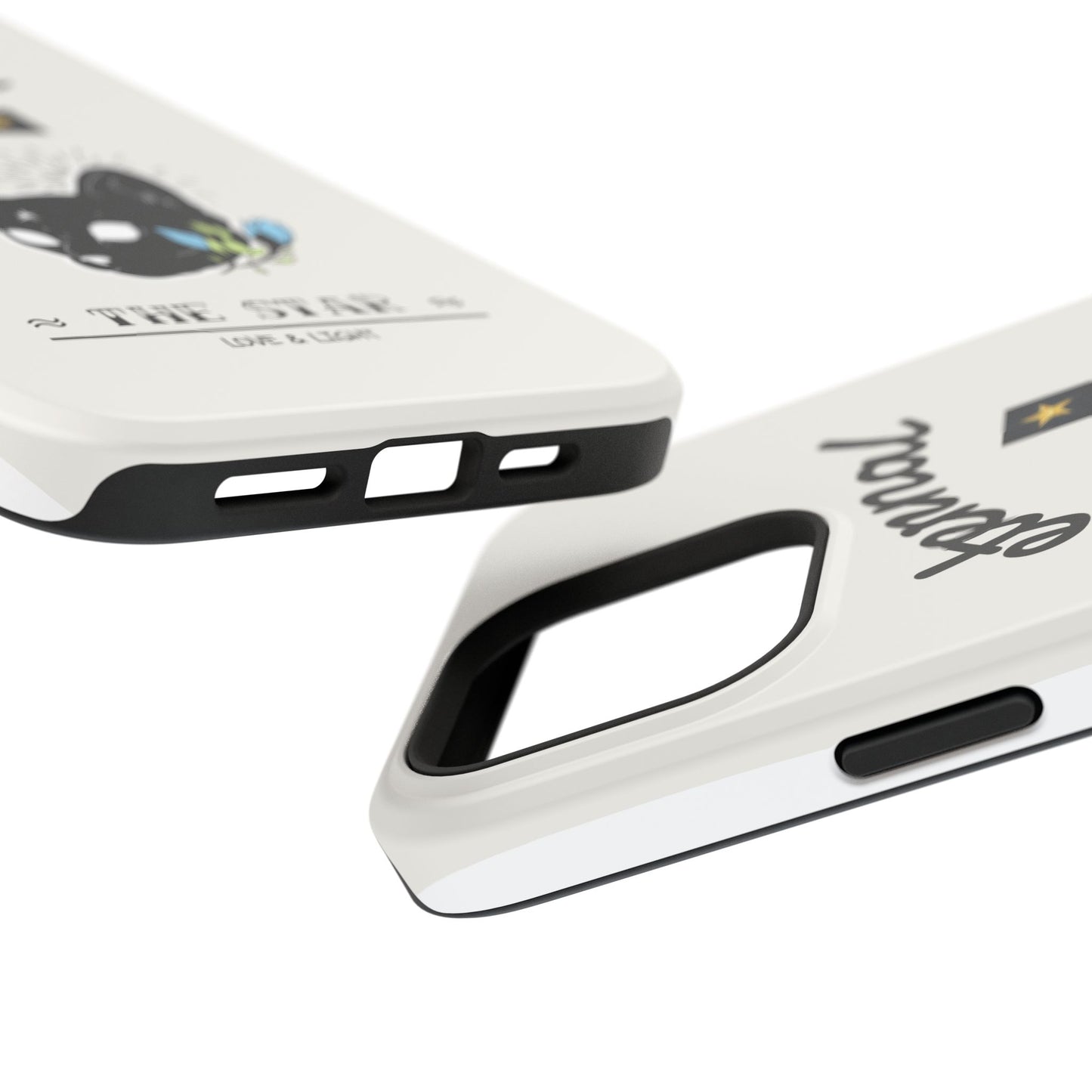 Eternal Star Cat Phone Case - Impact-Resistant, Gift for Cat Lovers, Trendy Accessory, Customizable Design, Modern Phone Protection