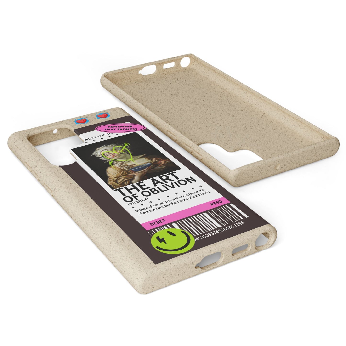 Biodegradable Phone Cases, Eco-Friendly Tech Accessories, Artistic Phone Cover, Sustainable Gift for Creatives, Unique Cell Phone Case