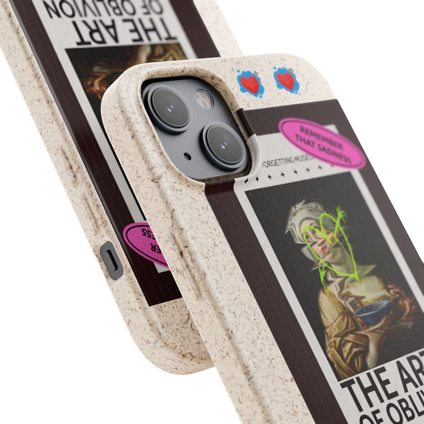 Biodegradable Phone Cases, Eco-Friendly Tech Accessories, Artistic Phone Cover, Sustainable Gift for Creatives, Unique Cell Phone Case