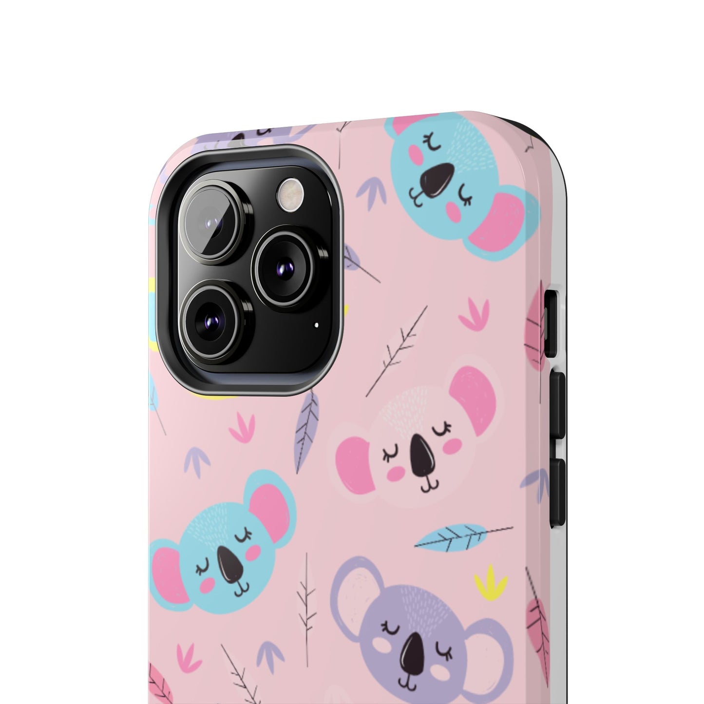 Cute Koala Phone Case with Inspirational Quote, Tough Case, Goofy Gift for Kids, Fun Accessories, Unique Phone Cover