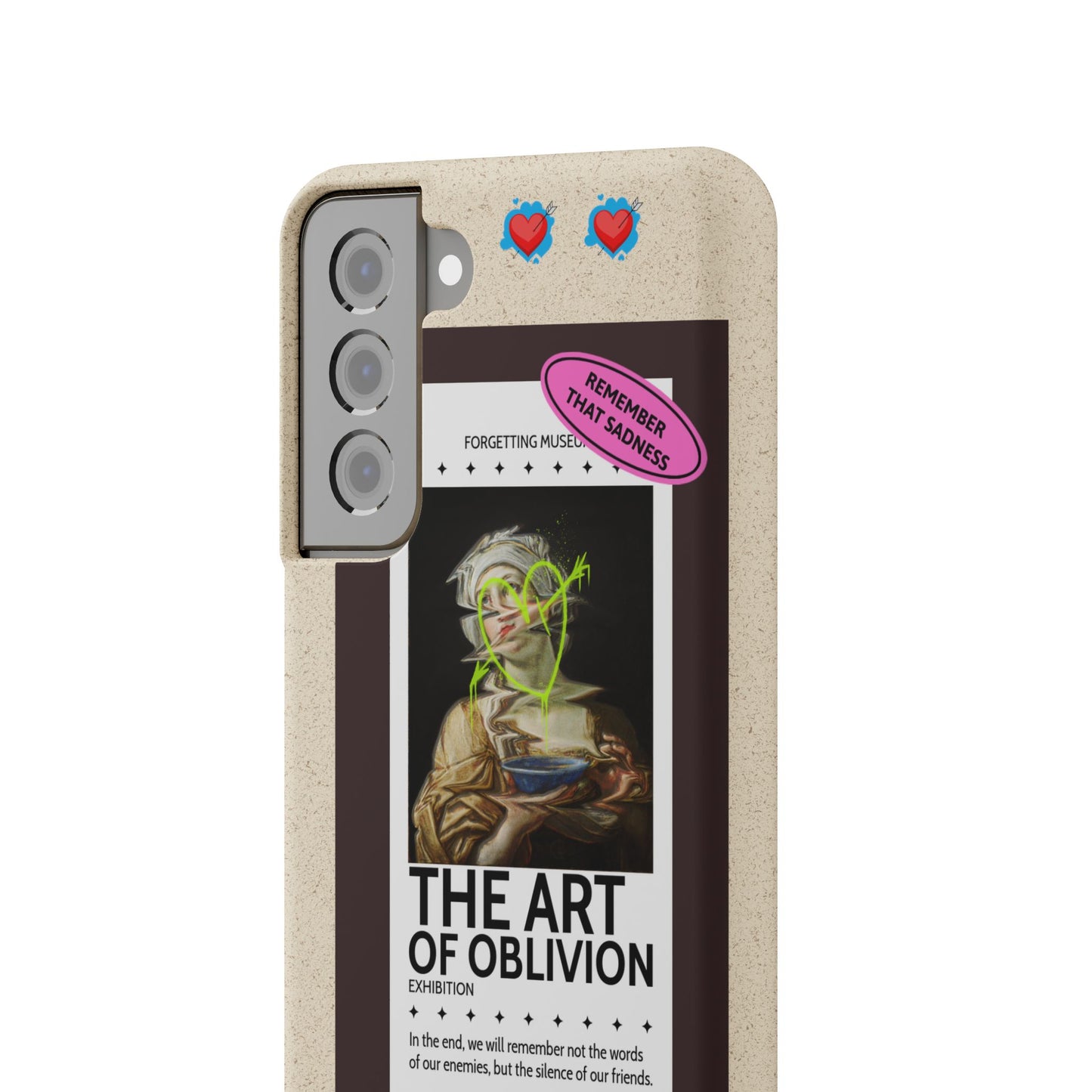 Biodegradable Phone Cases, Eco-Friendly Tech Accessories, Artistic Phone Cover, Sustainable Gift for Creatives, Unique Cell Phone Case