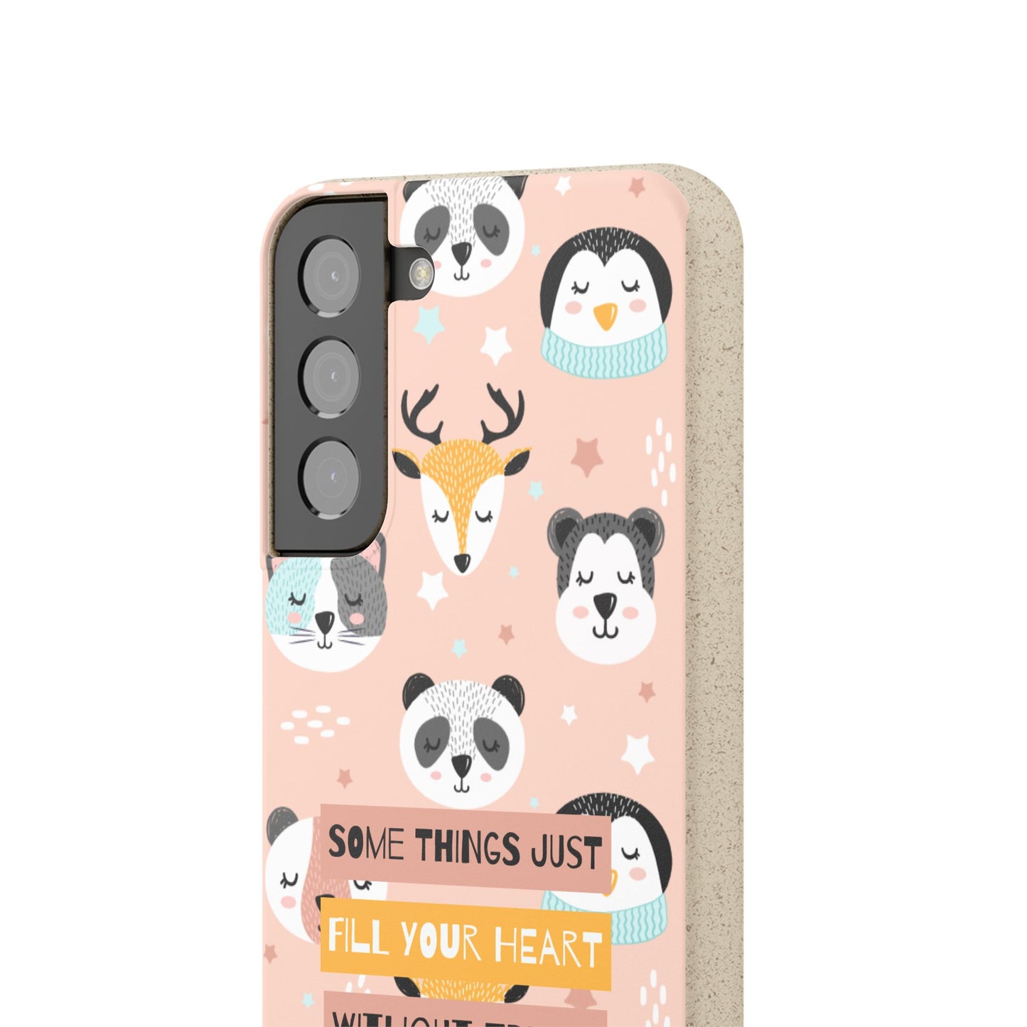 Cute Animal Biodegradable Phone Case, Eco-Friendly Gift, Sustainable Case, Nature Lover Accessory, Cute Phone Cover