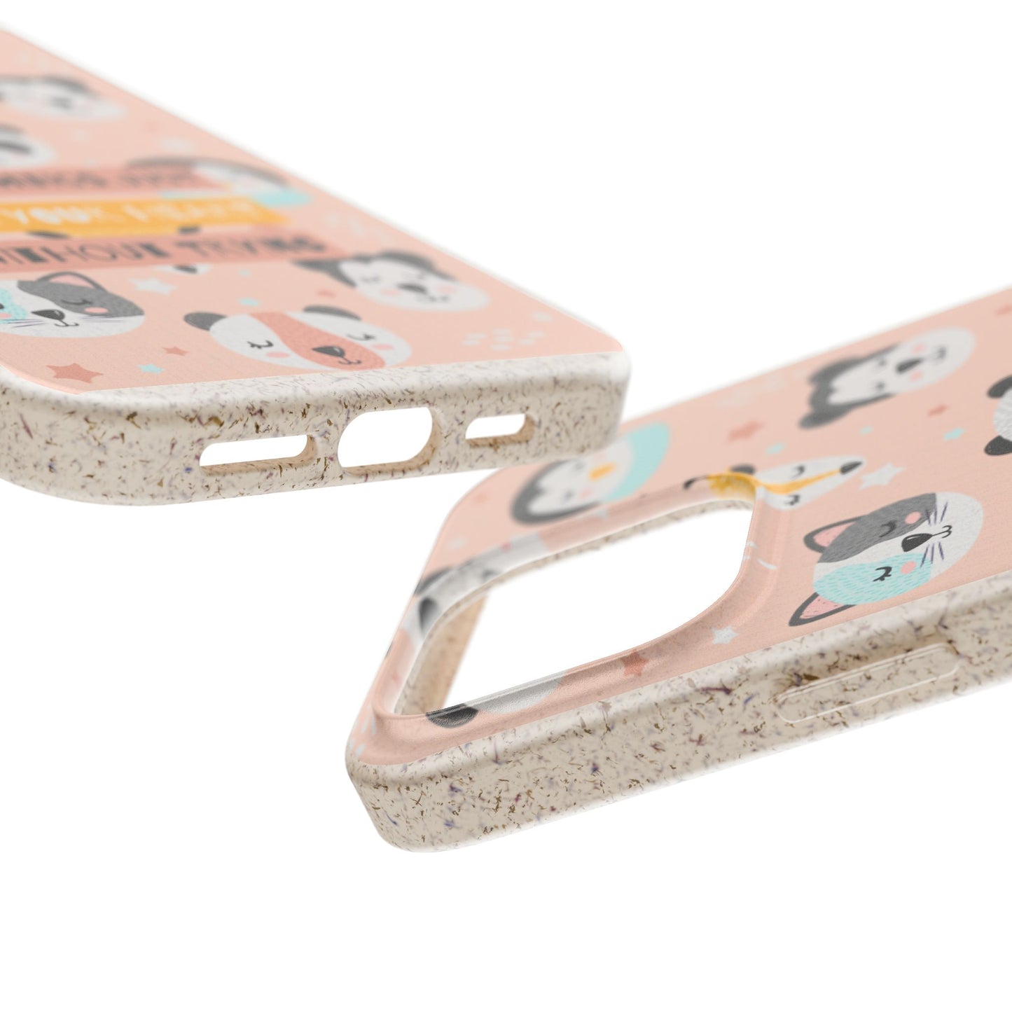 Cute Animal Biodegradable Phone Case, Eco-Friendly Gift, Sustainable Case, Nature Lover Accessory, Cute Phone Cover