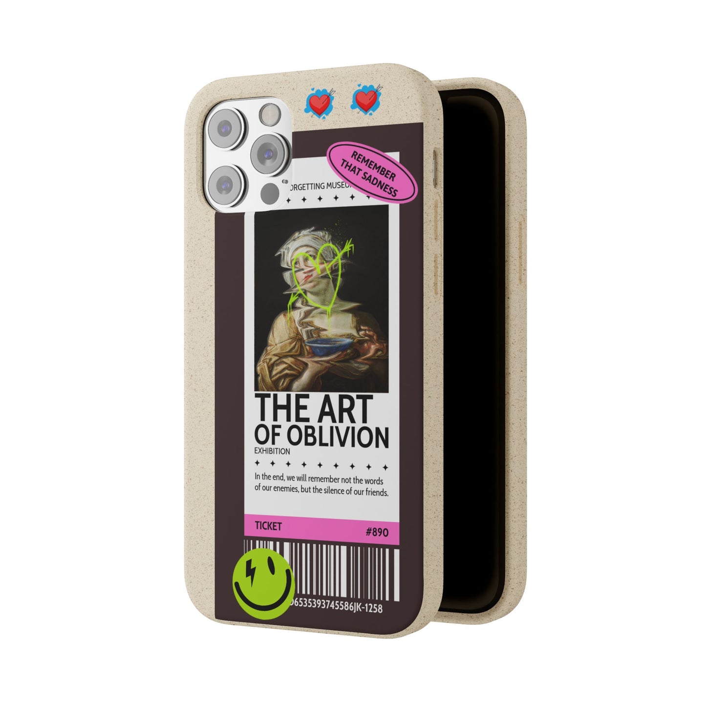 Biodegradable Phone Cases, Eco-Friendly Tech Accessories, Artistic Phone Cover, Sustainable Gift for Creatives, Unique Cell Phone Case