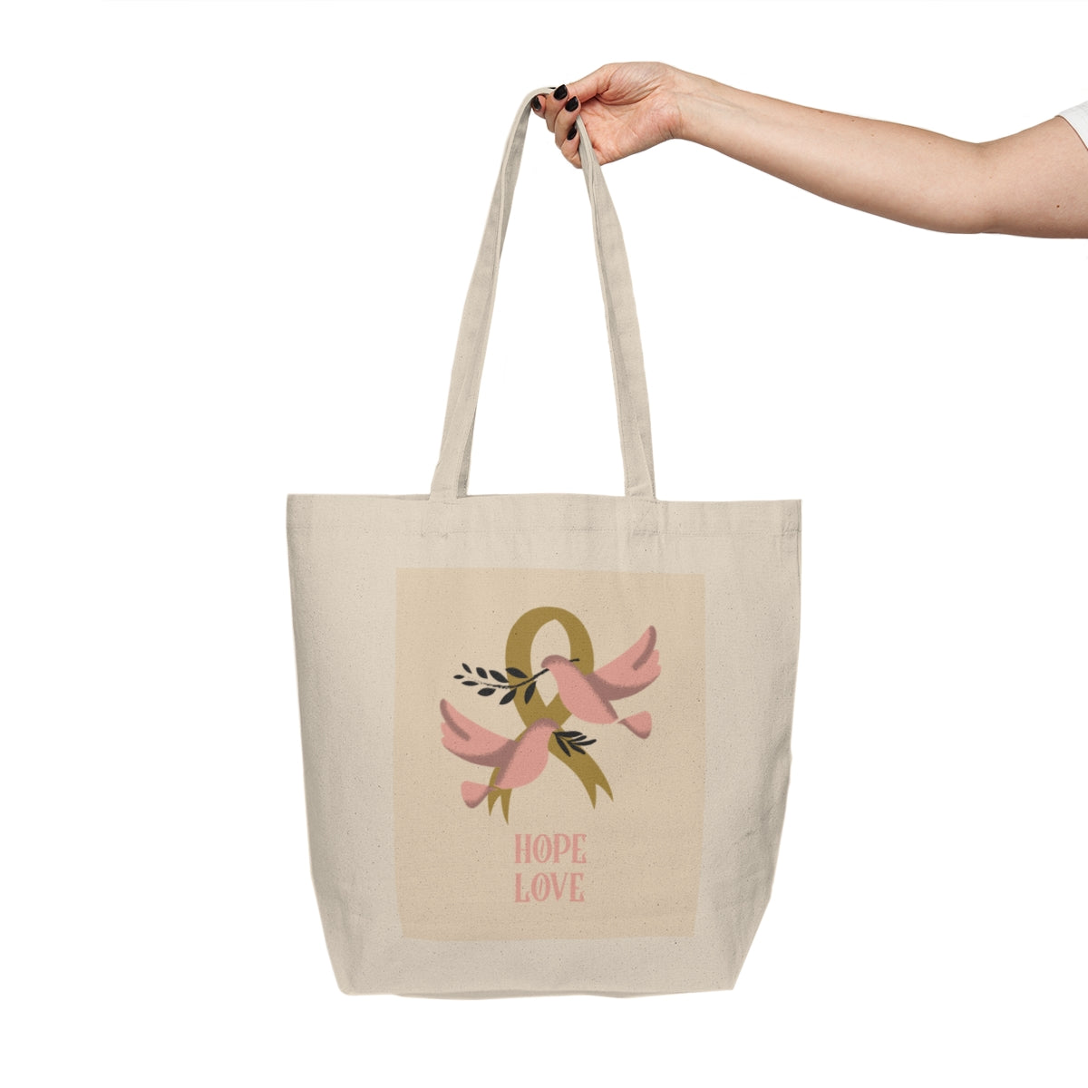 Canvas Shopping Tote- Music player  templet