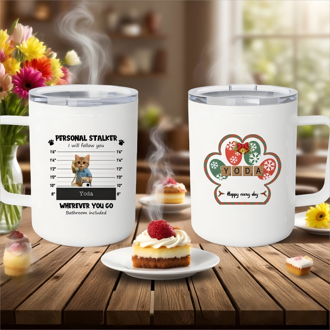 Insulated Coffee Mug, 10oz